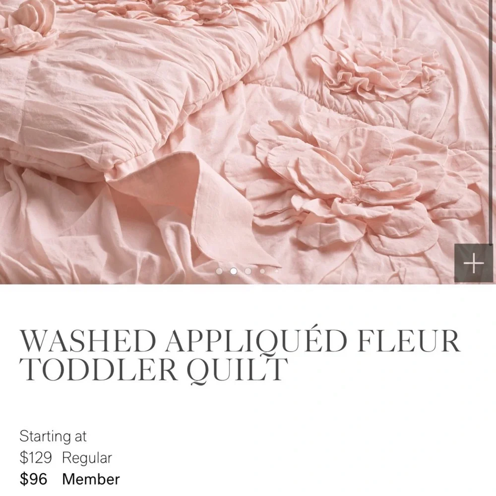 RH Baby & Child, Toddler Quilt, Sham & Feather-Down Insert